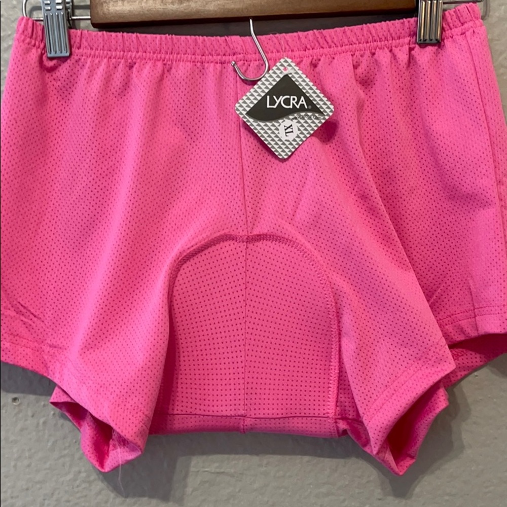 Lycra Women's Bike Shorts - Pink